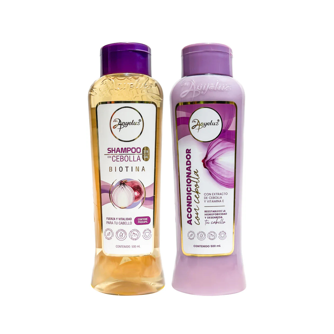 KIT DUO SHAMPOOO Y ACONDICIONADOR CON CEBOLLA ANYELUZ